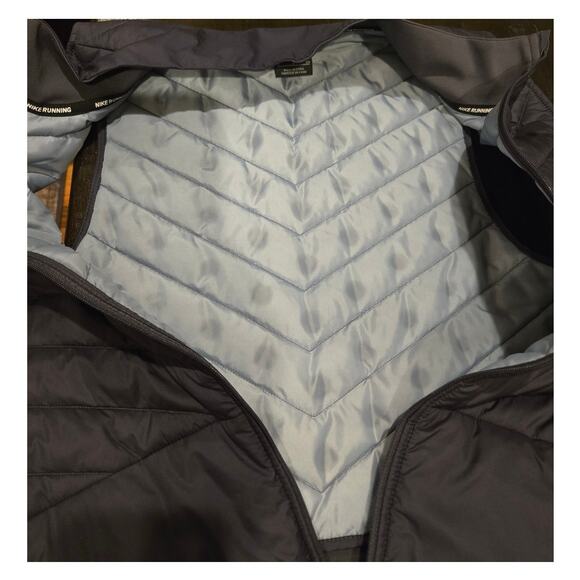 Nike Aerolayer Thermal Running Vest Full-Zip Navy Lightweight Mens Small - Picture 7 of 10